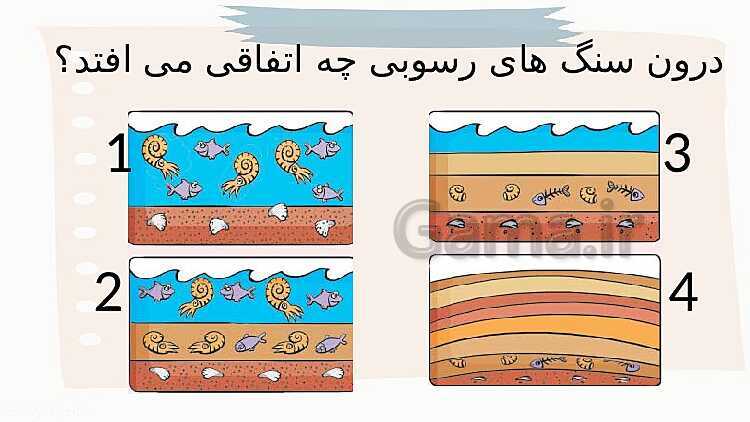 پاورپوینت علوم تجربی پنجم دبستان | درس 4: برگی از تاریخ زمین- پیش نمایش