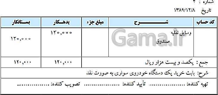 پاورپوینت حسابداری عمومی مقدماتی دهم | تدریس توانایی 2: ثبت و گزارش حسابها- پیش نمایش