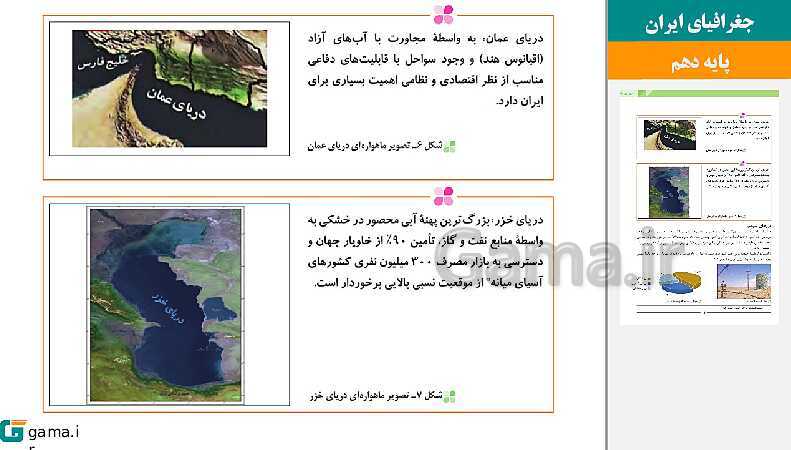 پاورپوینت کتاب محور ویژه تدریس مجازی جغرافیای ایران دهم | درس 1 تا 10- پیش نمایش