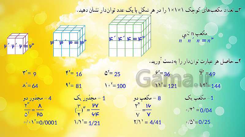 پاورپوینت ریاضی هفتم | حل فعالیت و کار در کلاس های ص 86 تا ص 88- پیش نمایش