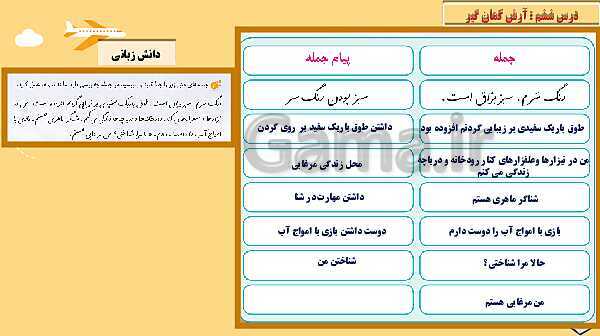 پاورپوینت نگارش چهارم دبستان | 6: آرش کمان‌گیر- پیش نمایش