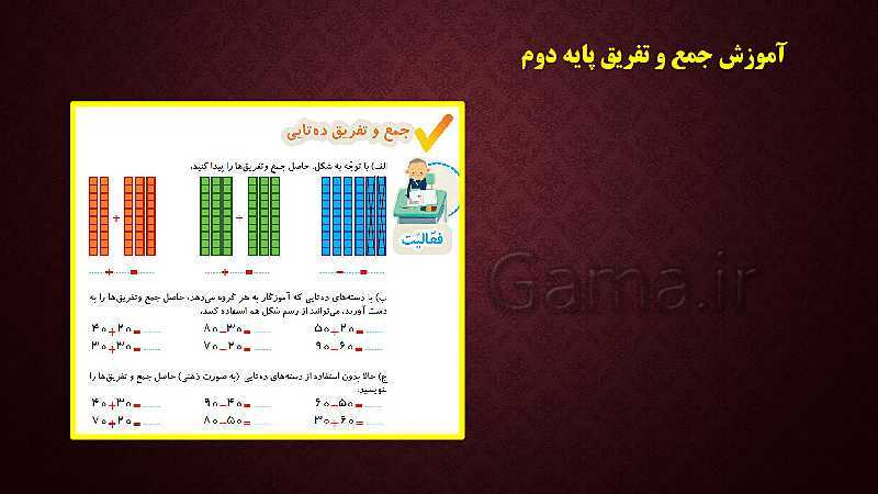 رابطه طولی کتب درسی ریاضی پایه اول تا ششم ( مبحث عملیات ریاضی)- پیش نمایش