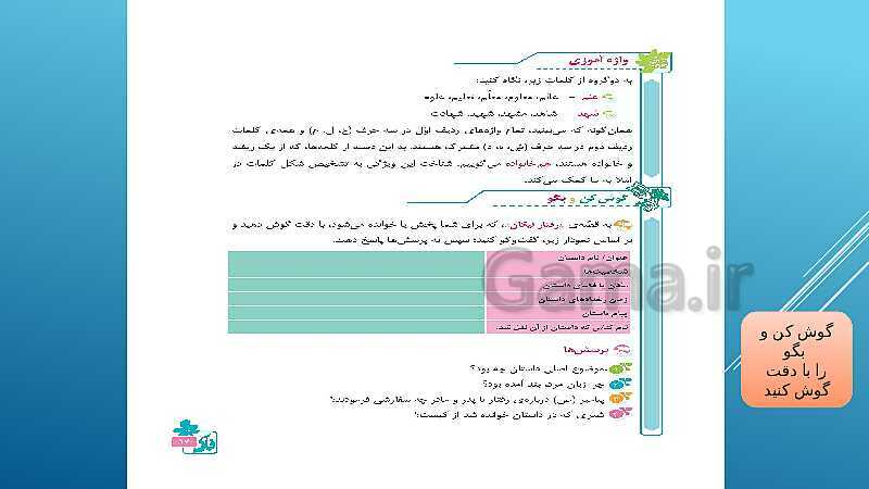 پاورپوینت فارسی ششم دبستان | درس 2: پنجره‌های شناخت- پیش نمایش