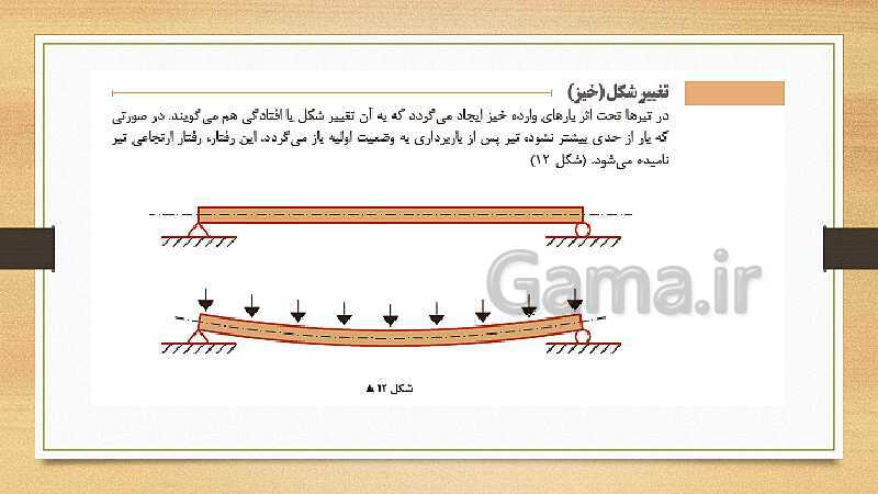 پاورپوینت اسکلت سازی ساختمان یازدهم هنرستان | فصل 4: اجرای تیر بتنی (پوتر)- پیش نمایش