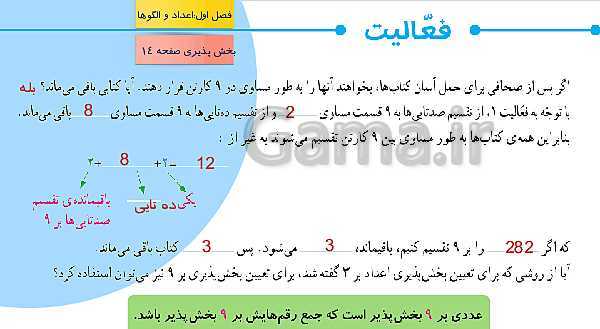 پاورپوینت آموزش مجازی ریاضی ششم دبستان | فصل 1: عدد و الگوهای عددی- پیش نمایش