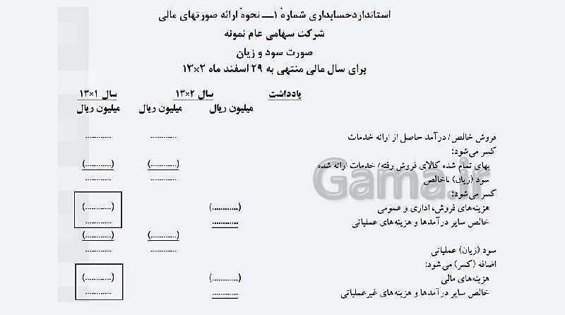 پاورپوینت حسابداری عمومی مقدماتی دهم |  تدریس توانایی 3: تهیه گزارشهای مالی نهائی- پیش نمایش