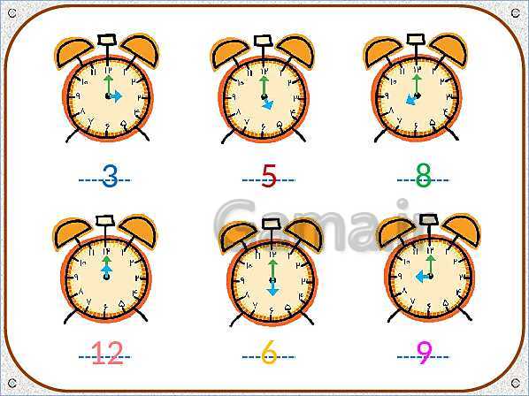 پاورپوینت ریاضی اول دبستان | تم 24: حل مسئله های چند مرحله‌ای و ساعت تقریبی - پیش نمایش