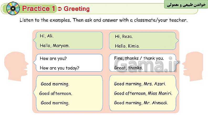 پاورپوینت انگلیسی هفتم  | Lesson 1: My Name- پیش نمایش