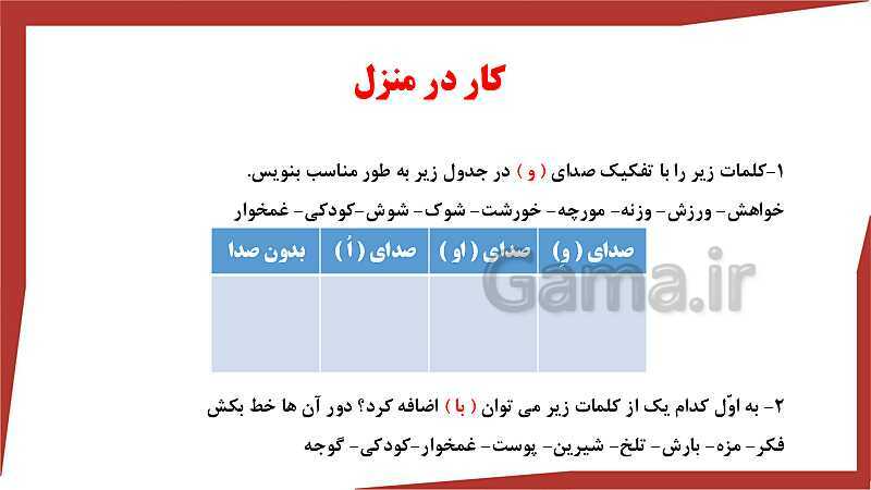 پاورپوینت درس دوم فارسی دوم دبستان | مسجد محلّه‌ی ما+چغندر پربرکت- پیش نمایش