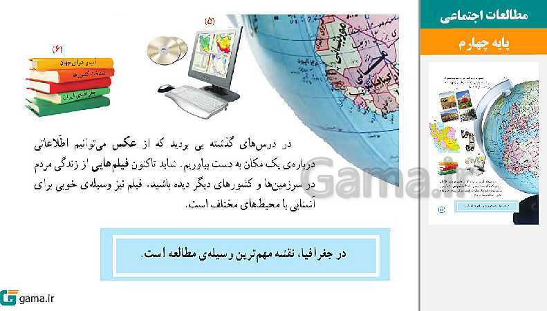 پاورپوینت کتاب محور ویژه تدریس مجازی مطالعات اجتماعی چهارم دبستان | درس 1 تا 22- پیش نمایش