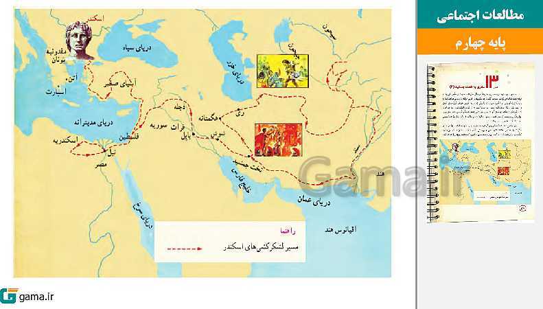 پاورپوینت کتاب محور ویژه تدریس مجازی مطالعات اجتماعی چهارم دبستان | درس 1 تا 22- پیش نمایش