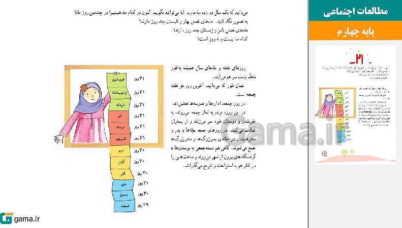 پاورپوینت کتاب محور ویژه تدریس مجازی مطالعات اجتماعی چهارم دبستان | درس 1 تا 22- پیش نمایش