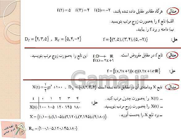 پاورپوینت آموزش ریاضی (1) دهم | فصل 5: تابع- پیش نمایش