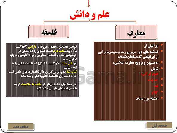 پاورپوینت تاریخ یازدهم انسانی | درس 9: ظهور و گسترش تمدن ایرانی - اسلامی- پیش نمایش