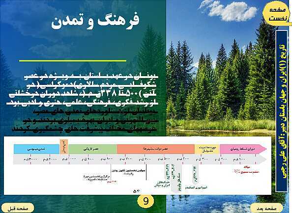 پاورپوینت تدریس تاریخ (1) پایه دهم رشته انسانی I درس 6: یونان و روم- پیش نمایش