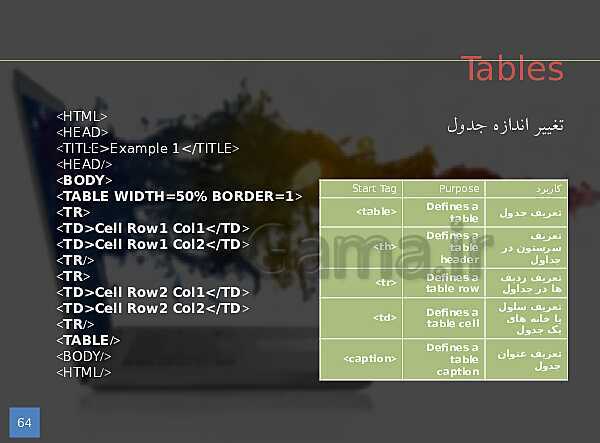 پاورپوینت طراح صفحات وب (مقدماتی) یازدهم دوره دوم متوسطه- کاردانش- پیش نمایش