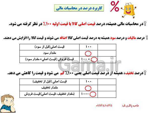 پاورپوینت تدریس مجازی ریاضی ششم | فصل 6: تناسب و درصد- پیش نمایش