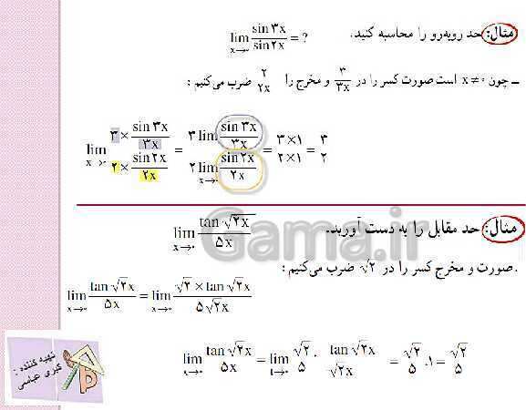 پاورپوینت ریاضی (2) یازدهم دبیرستان | فصل 6 (درس 1 و 2: فرآیندهای حدی و محاسبه حد توابع)- پیش نمایش