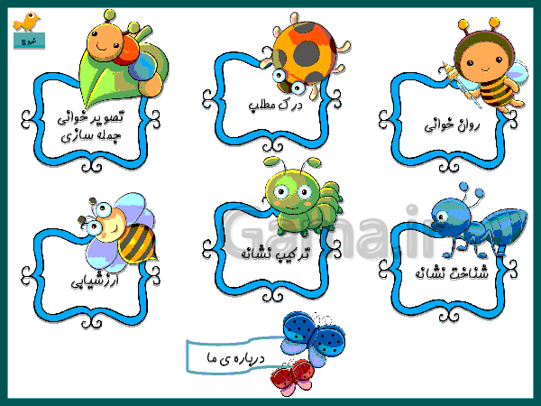 پاور پوينت آموزشی فارسی کلاس اول ابتدائی | نشانه‌ی صاد- پیش نمایش