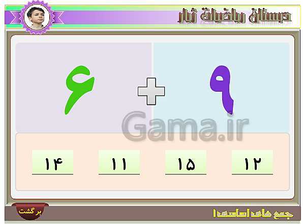 آموزش تصویری و تمرین های عددی جمع های اساسی عدد 6- پیش نمایش