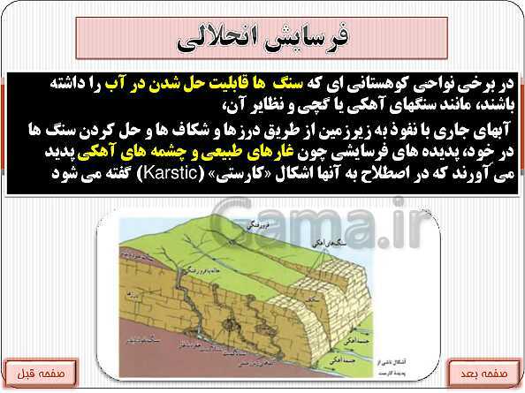 پاورپوینت جغرافیا (2) یازدهم انسانی | درس 4: ناهمواری ها و اَشکال زمین- پیش نمایش