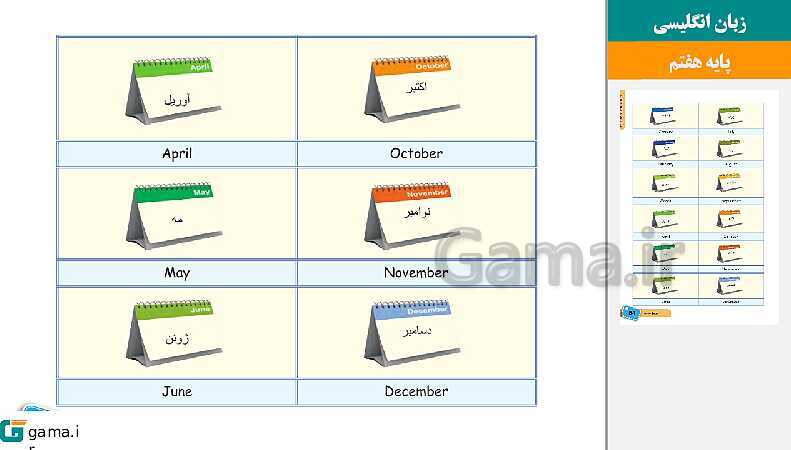 پاورپوینت کتاب محور ویژه تدریس مجازی انگلیسی هفتم | درس 1 تا 8- پیش نمایش