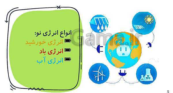 پاورپوینت آموزش مطالعات اجتماعی کلاس ششم | درس 8: انرژی را بهتر مصرف کنیم- پیش نمایش