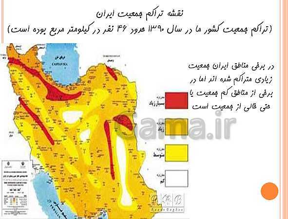 پاورپوینت مطالعات اجتماعی  پایۀ هفتم | درس ١٣: جمعیت ایران- پیش نمایش