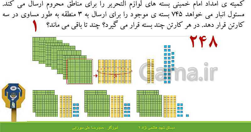 پاورپوینت حل فعالیت، کار در کلاس و تمرین های ریاضی ششم دبستان | فصل 3: اعداد اعشاری- پیش نمایش