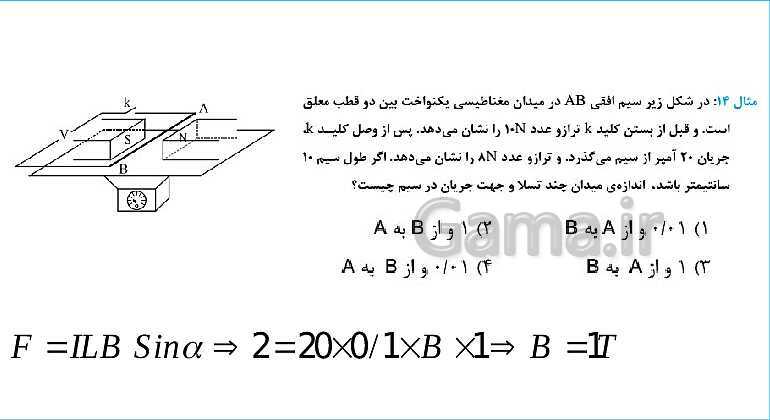 پاورپوینت فیزیک یازدهم رشته علوم ریاضی | فصل 3: مغناطیس - پیش نمایش