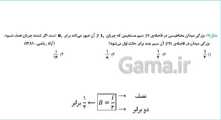 پاورپوینت فیزیک یازدهم رشته علوم ریاضی | فصل 3: مغناطیس - پیش نمایش