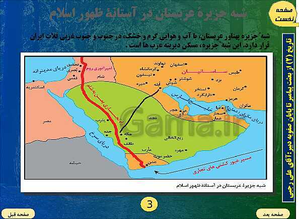 پاورپوینت تاریخ یازدهم انسانی | درس 3: اسلام در مکه- پیش نمایش