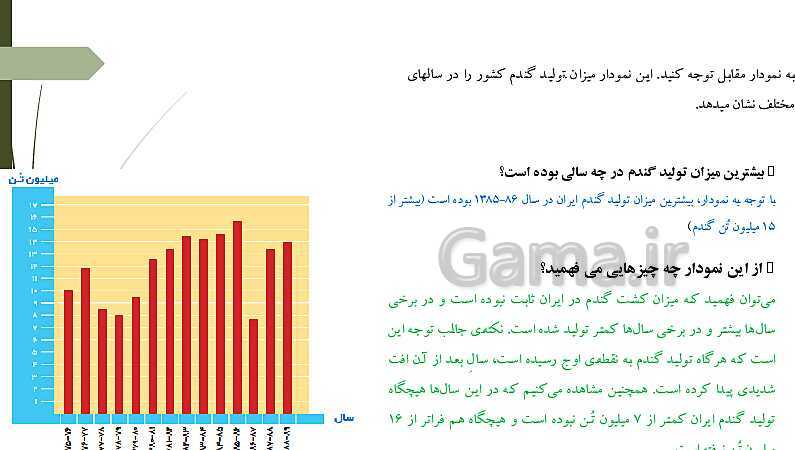 پاورپوینت آموزش درس 6: محصولات کشاورزی، از تولید تا مصرف- پیش نمایش