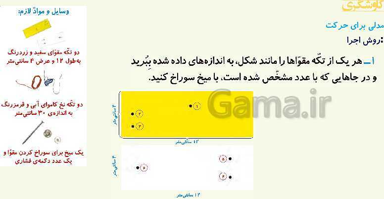 پاورپوینت آموزش جامع علوم پنجم دبستان | درس 5: حرکت بدن- پیش نمایش