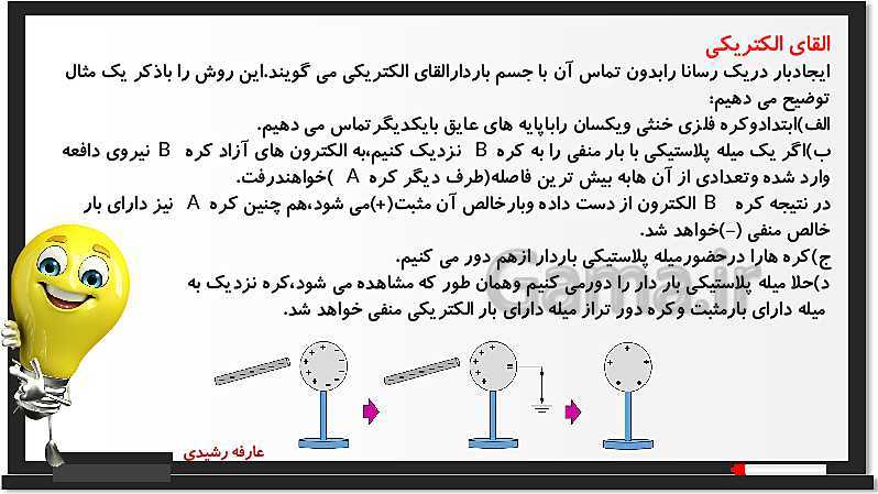 پاورپوینت علوم تجربی هشتم | فصل 9: الکتریسیته- پیش نمایش