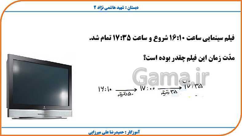 پاورپوینت ریاضی چهارم دبستان | فصل 4: اندازه گیری- پیش نمایش