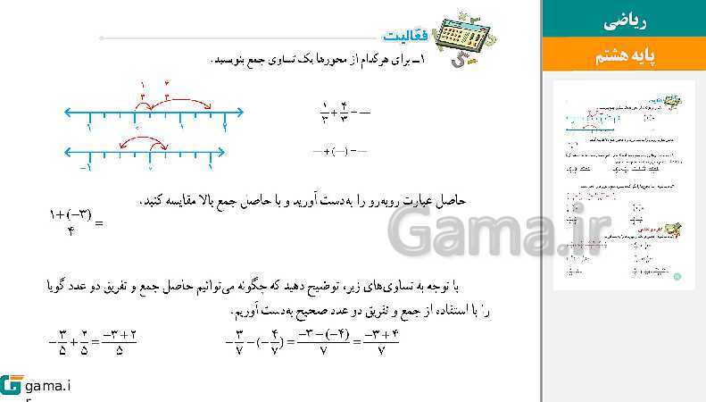  پاورپوینت کتاب محور ویژه تدریس مجازی ریاضی هشتم | فصل 1 تا 9- پیش نمایش