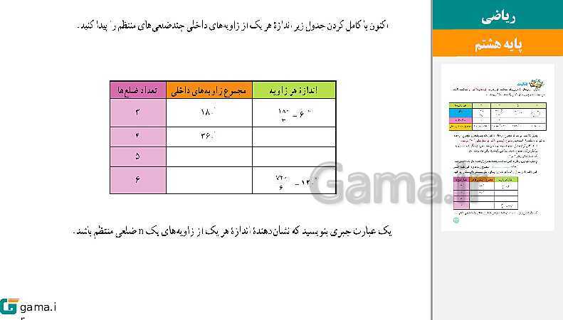  پاورپوینت کتاب محور ویژه تدریس مجازی ریاضی هشتم | فصل 1 تا 9- پیش نمایش