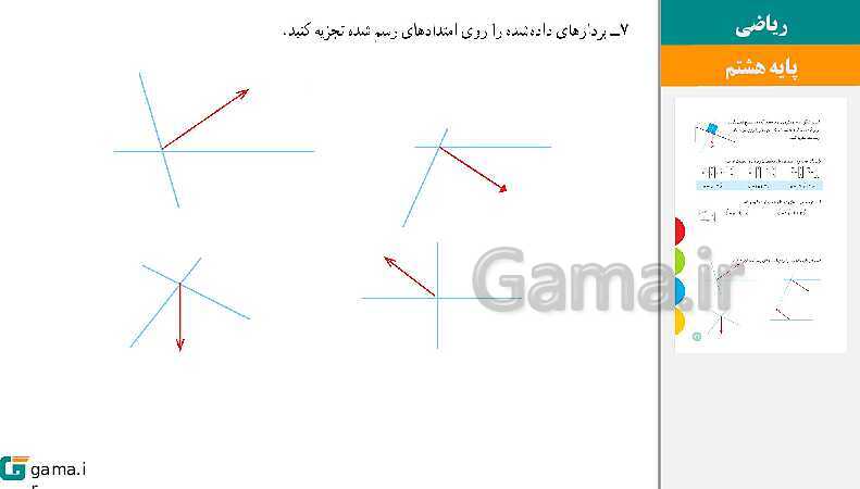  پاورپوینت کتاب محور ویژه تدریس مجازی ریاضی هشتم | فصل 1 تا 9- پیش نمایش