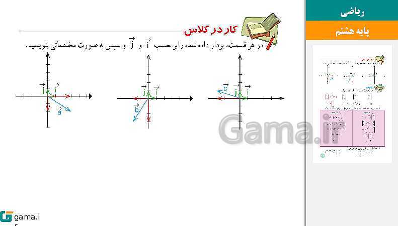  پاورپوینت کتاب محور ویژه تدریس مجازی ریاضی هشتم | فصل 1 تا 9- پیش نمایش