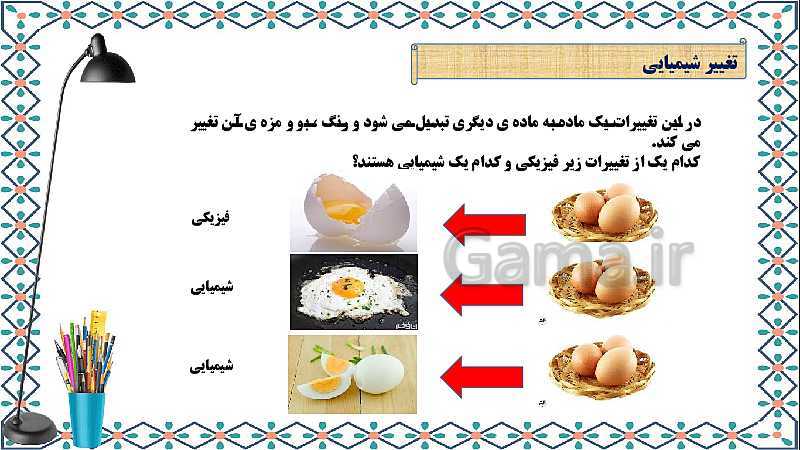 پاورپوینت علوم تجربی پنجم دبستان | درس 2: ماده تغییر می‌کند- پیش نمایش