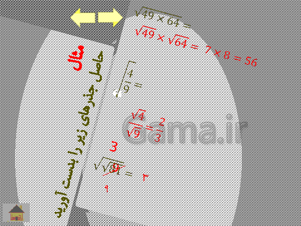 پاورپوینت آموزش فصل 7 ریاضی هشتم | توان و جذر- پیش نمایش