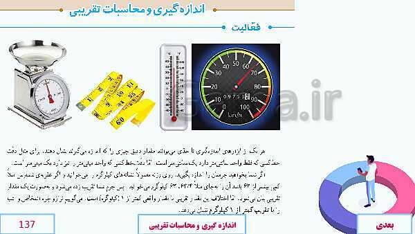 پاورپوینت آموزش مجازی ریاضی ششم دبستان | فصل 7: تقریب- پیش نمایش