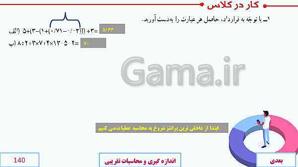 پاورپوینت آموزش مجازی ریاضی ششم دبستان | فصل 7: تقریب- پیش نمایش