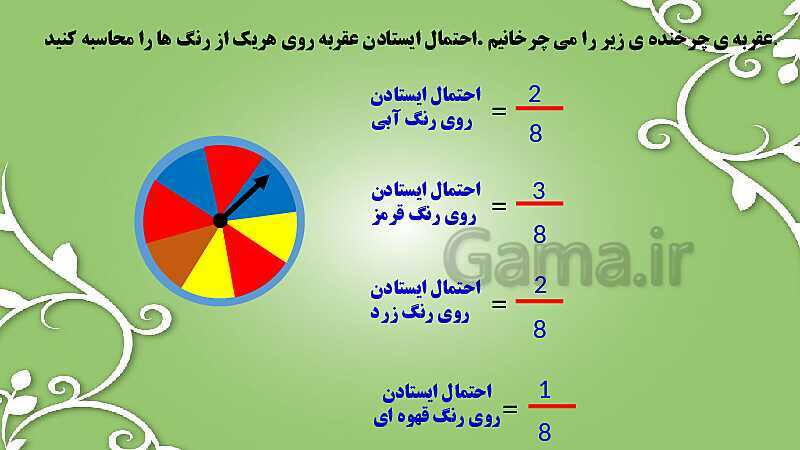 پاورپوینت آموزش و حل مسئله های فصل 9 ریاضی هفتم | آمار و احتمال (صفحه 112 تا 123)- پیش نمایش