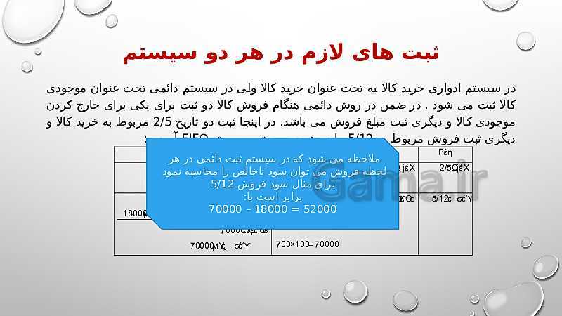 پاورپوینت مبحث موجودی کالا حسابدار عمومی تکمیلی یازدهم کاردانش- پیش نمایش