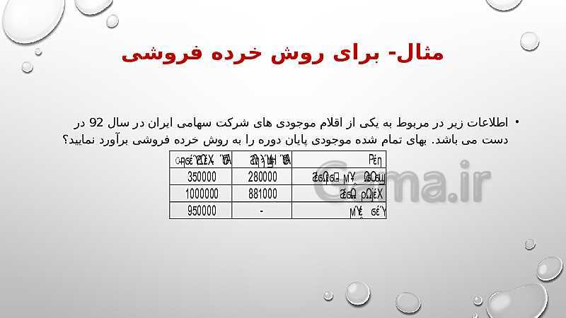 پاورپوینت مبحث موجودی کالا حسابدار عمومی تکمیلی یازدهم کاردانش- پیش نمایش