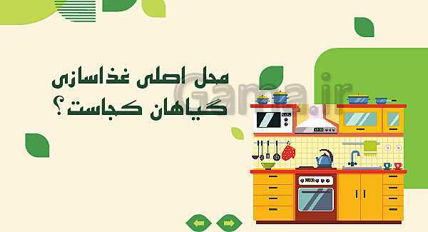 پاورپوینت آموزش علوم کلاس ششم | درس 11: شگفتی‌های برگ- پیش نمایش