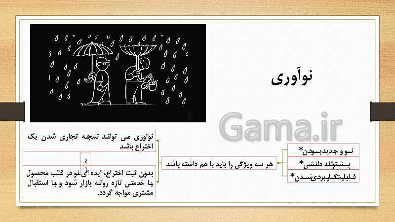 پاورپوینت کارگاه نوآوری و کارآفرینی یازدهم دوره دوم متوسطه فنی و کاردانش | پودمان 5: ایجاد کسب‌وکار نوآورانه- پیش نمایش