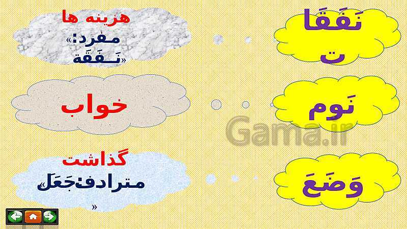 پاورپوینت عربی نهم  | درس 7: ثَمَرَةُ الْجِدِّ- پیش نمایش